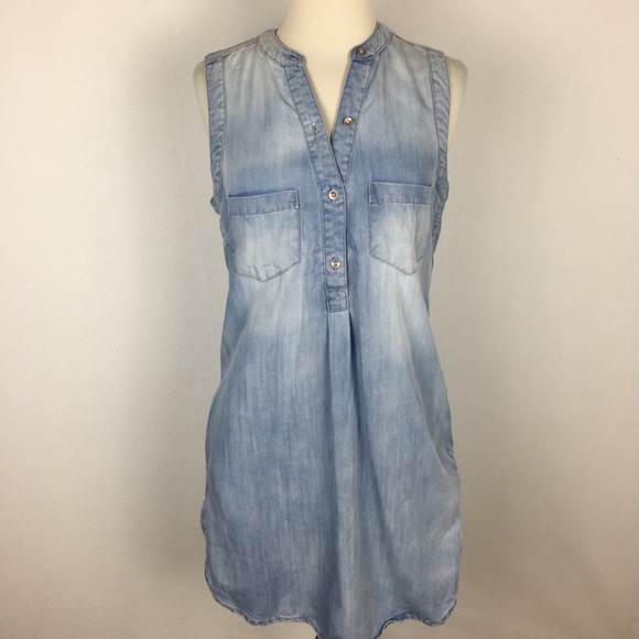 holding horses denim dress